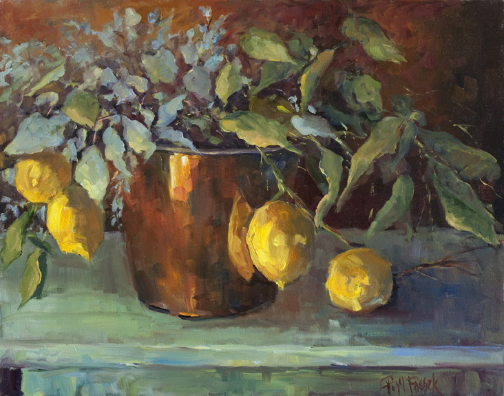 Brass Full of Lemons by Priscilla Fossek