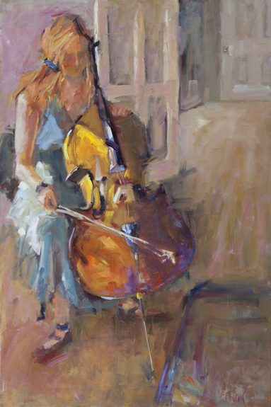 The Yellow Cello by Priscilla Fossek